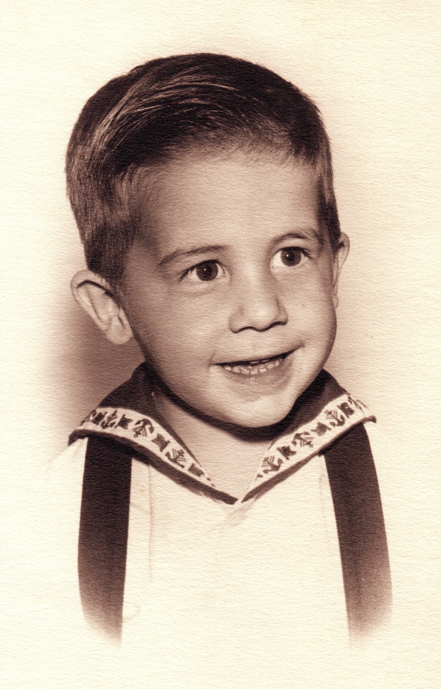 Tom as a young boy
