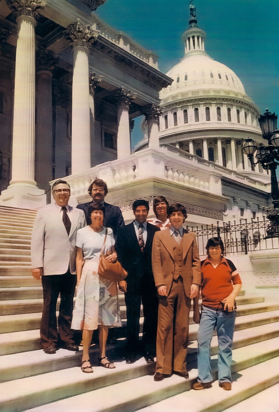Tom on the steps of the Capitol